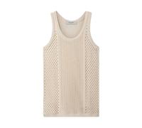 Golden Goose - Sleeveless Top - Femme - Tops - Beige - Taille: 40 FR
