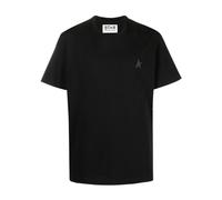 Golden Goose - Small Star Chest Logo Tee - Homme - Tops - Noir - Taille: M