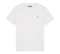Golden Goose - Small Star T-Shirt - Femme - Tops - Blanc - Taille: 42 FR