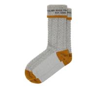 Golden Goose - Socks High Rib/Braid/ Jacquard Logo - unisex - Sous-vêtements - Gris - Taille: M