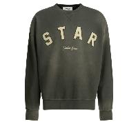 Golden Goose - Logo SweaT-shirt - Homme - Sweatshirts et sweats à capuche - Gris - Taille: M