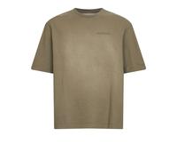Golden Goose - T-shirt en jersey de coton avec logo brodé - Homme - Tops - Beige - Taille: S