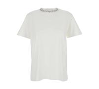 Golden Goose T-shirt à col rond Femme Blanc Taille 38 FR