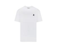 Golden Goose t-shirt homme blanche en coton à imprimé logo - XXL