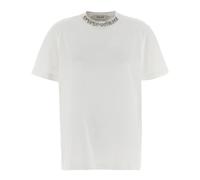 Golden Goose T-shirt W's Femme Blanc Taille 42 FR Orné de cristaux