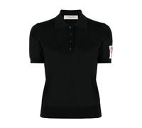 Golden Goose - T-shirt Polo Noir - Femme - Tops - Noir - Taille: 36 FR