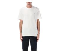 Golden Goose - T-shirt Small Logo - Homme - Tops - Blanc - Taille: S
