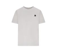 Golden Goose T-shirt Femme en coton imprimé Blanc Taille 38 FR