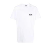 Golden Goose - T-shirt blanc collection Star avec logo et étoile noirs contrastés - S - Homme - Tops - Blanc - Taille: XL