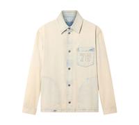 Golden Goose - Veste de travail en denim - Homme - Vestes - Beige - Taille: L