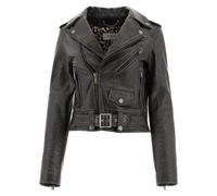 Golden Goose veste femme noire en cuir - 44
