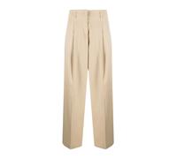 Golden Goose - Wide Pantalons - Femme - Pantalons - Beige - Taille: 42 FR