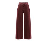 Golden Goose - Wide Pantalons - Femme - Pantalons - Brun - Taille: W27