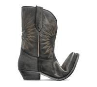 Golden Goose - Wish Star Bottes de Cowboy en Cuir - Femme - Chaussures - Gris - Taille: 40 EU