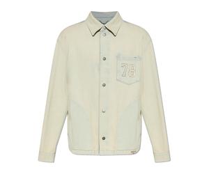 Golden Goose - Work Jacket - Homme - Vestes - Beige - Taille: L