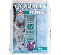 Golden grey White Litière pour chats parfumée à la lavande | 14kg