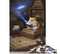 Golden Hamster Puzzles 1000 Pièces Cadeau Unique Jeu Éducatif Challenge Toy À De Qualité Supérieure Peinture Art pour Adultes Et Enfants À Partir De 14 Ans 1000pcs (75x50cm)