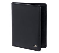 Golden Head Porte-monnaie Polo RFID en cuir 10,5 cm noir