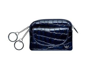 Golden Head Cayenne Porte-clefs RFID cuir 12 cm bleu