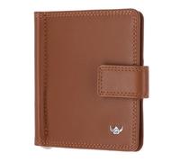Golden Head Cuir étui pour Carte de crédit Pince à Billets Polo RFID Protect Clip-Scheintasche 1906 Cognac Brun