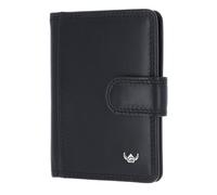 Golden Head Cuir étui pour Carte de crédit Polo RFID Protect Kartenetui mit Riegel 4516 Schwarz Noir