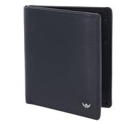 Golden Head Cuir étui pour Carte de crédit Polo RFID Protect Kombischeintasche Ohne Münzfach 1255 Marineblau Bleu Marine