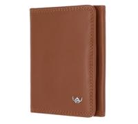 Golden Head Porte-monnaie Polo Cuir véritable 10 cm Protection RFID Brun