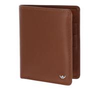 Golden Head Cuir étui pour Carte de crédit Polo RFID Protect Scheintasche Ohne Münzfach 1328 Cognac Brun