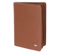 Golden Head Etui pour cartes d'identité Polo RFID en cuir 9 cm brun