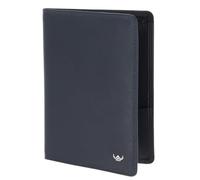 Golden Head Cuir étui pour Carte d'identité Polo RFID Protect Reisepassetui 4455 Marineblau Bleu Marine