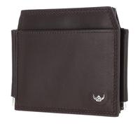 Golden Head Cuir Pince à Billets Porte-Cartes Polo RFID Protect Clip-Scheintasche 1923 Dunkelbraun Marron foncé