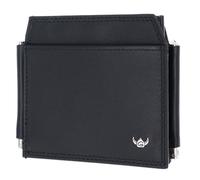 Golden Head Polo Porte-monnaie Protection RFID Cuir véritable 11 cm noir