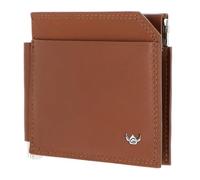 Golden Head Cuir Porte-Cartes Pince à Billets Polo Clip-Scheintasche 1960 Cognac Brun