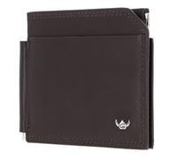 Golden Head Cuir Porte-Cartes Pince à Billets Polo Clip-Scheintasche 1960 Dunkelbraun Marron foncé