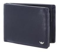 Golden Head Cuir Porte-Monnaie Capri RFID Protect Scheintasche mit Geheimfach 1159 Blau Bleu Marine