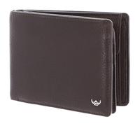 Golden Head Cuir Porte-Monnaie Capri RFID Protect Scheintasche mit Geheimfach 1159 Dunkelbraun Marron foncé