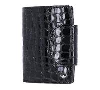 Golden Head Cuir Porte-Monnaie Cayenne RFID Protect Kombischeintasche mit Riegel 1439 Schwarz Noir