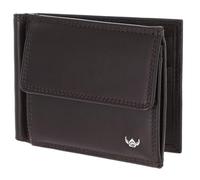 Golden Head Cuir Porte-Monnaie Pince à Billets Polo RFID Protect Clip-Scheintasche 1921 Dunkelbraun Marron foncé
