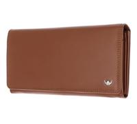 Golden Head Cuir Porte-Monnaie Polo RFID Protect Damenbörse 2802 Cognac Brun