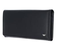 Golden Head Cuir Porte-Monnaie Polo RFID Protect Damenbörse 2802 Schwarz Noir