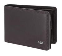 Golden Head Cuir Porte-Monnaie Polo RFID Protect Minischeintasche 1196 Dunkelbraun Marron foncé