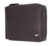 Golden Head Cuir Porte-Monnaie Polo RFID Protect RV-Scheintasche 1367 Dunkelbraun Marron foncé