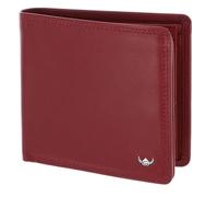 Golden Head Polo Porte-monnaie Protection RFID Cuir véritable 11 cm rouge