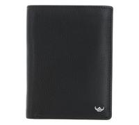 Golden Head Dublin Porte-monnaie Protection RFID Cuir véritable 13 cm noir