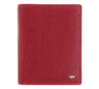 Golden Head Dublin Porte-monnaie Protection RFID Cuir véritable 13 cm rouge