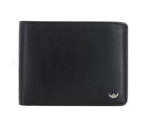 Golden Head Dublin Porte-monnaie Protection RFID Cuir véritable 9.5 cm noir