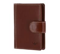 Golden Head étui pour carte de crédit Bari RFID Protect Card Case Cognac