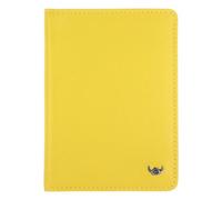 Golden Head Étui pour cartes d'identité Madrid RFID en cuir 9 cm jaune