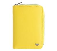 Golden Head Madrid Porte-monnaie Protection RFID Cuir véritable 11.5 cm jaune
