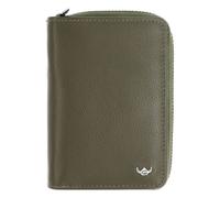 Golden Head Madrid Porte-monnaie Protection RFID Cuir véritable 11.5 cm olive
